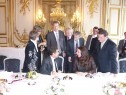 Avec le président à l'Elysée