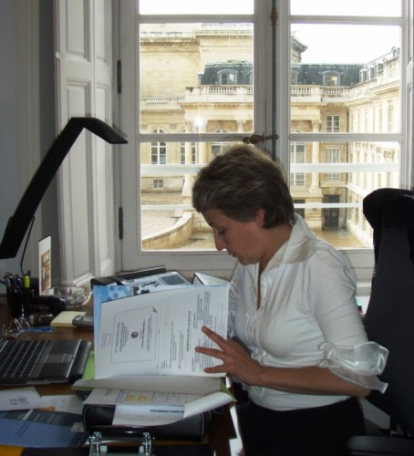 A mon bureau &agrave; l'Assembl&eacute;e