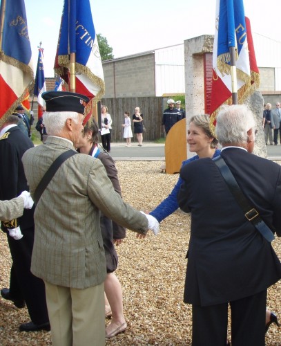 Avec les anciens combattants