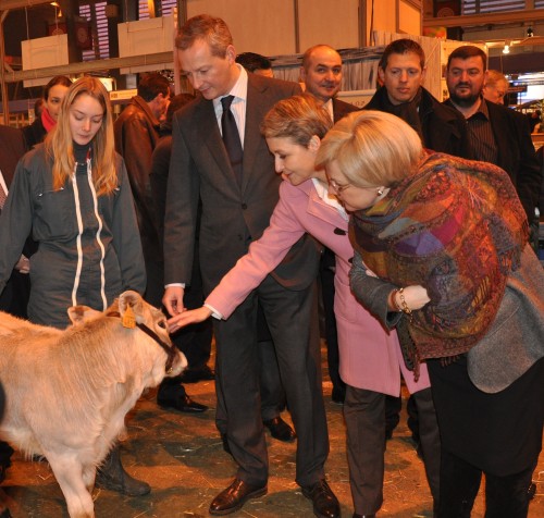 Avec Bruno Le Maire au salon de l'agriculture le 23 F&eacute;vrier 2011