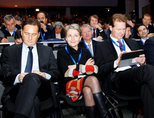 Aux assises du Num&eacute;rique avec Eric Besson et Lionel Tardy en D&eacute;cembre 2011 (DR)