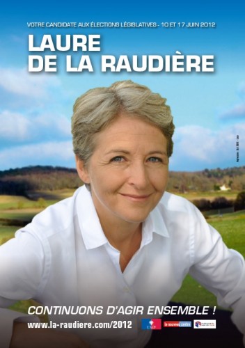 Affiche l&eacute;gislatives 2012