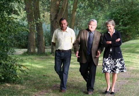&agrave; Vich&egrave;res avec MM. D.Lecointre Maire et J.c Chaumeton premier adjoint